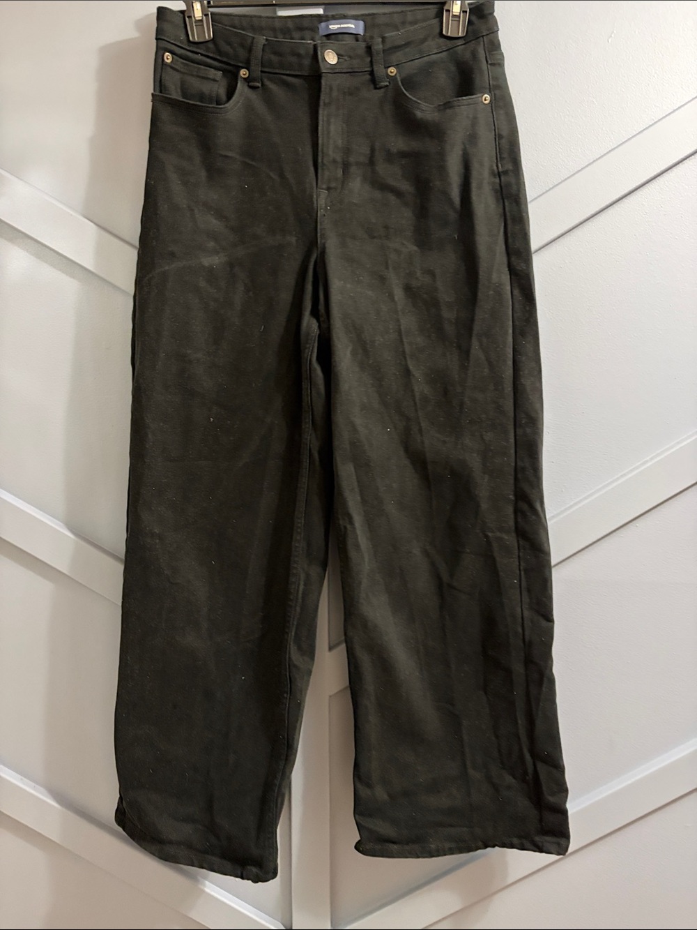 Amazon Essentials black Wide-Leg Jeans